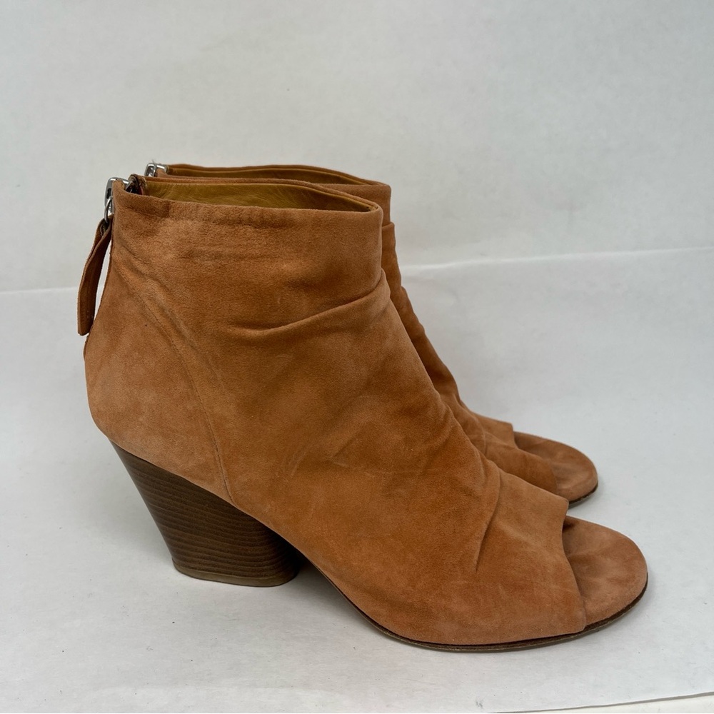 Halmanera Women’s Ankle Boots Peep Toe Size 37.5 US 7.5